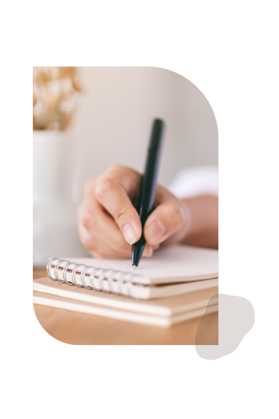 About_MyJourney_Rev pen to paper stock image of someone writing