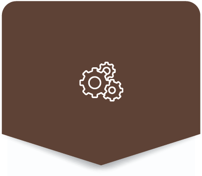 business intelligence analysis gear icon